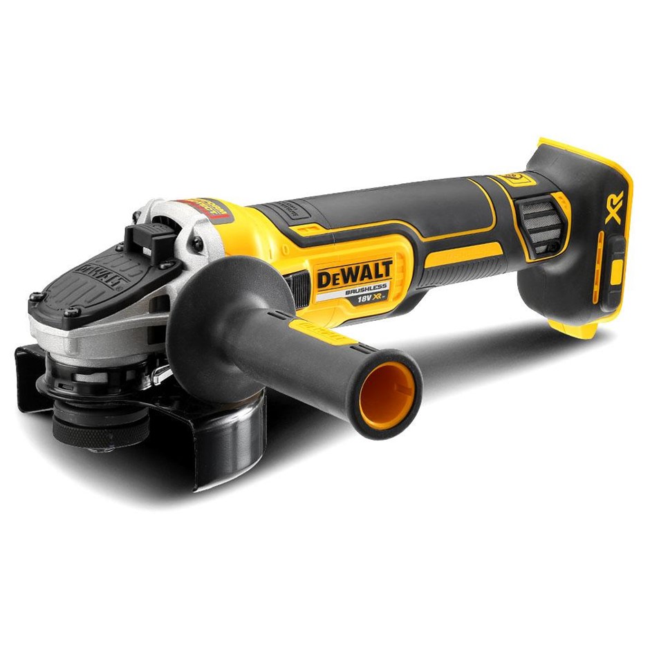 DeWALT 18V XR Li-Ion Brushless Cordless 125mm (5") Slide Switch Angle Grind