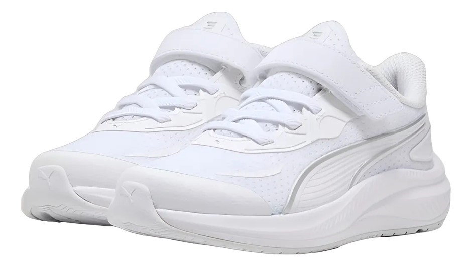PUMA Kids' Skyrocket 2 AC+ PS Shoes, Size US3.5C, White (05), 233057.