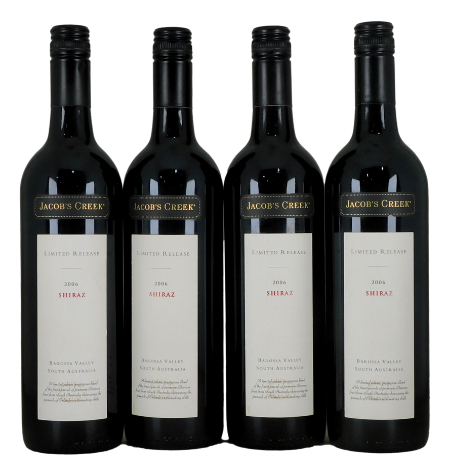 Jacob`s Creek Limited Release Shiraz 2006 (4x 750mL), SA