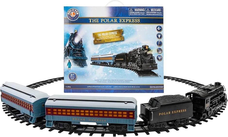 Lionel The Polar Express Ready-to-Play Train Set Battery Powered with Bluet