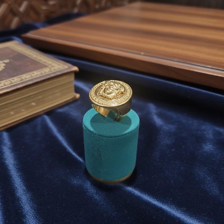 Italy 925 Silver Hip Hop Men's Ring (Stamps)-11 US