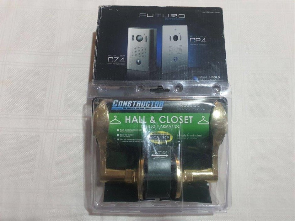 Security Intercom Door Bell & Hall and Closet Door Handles