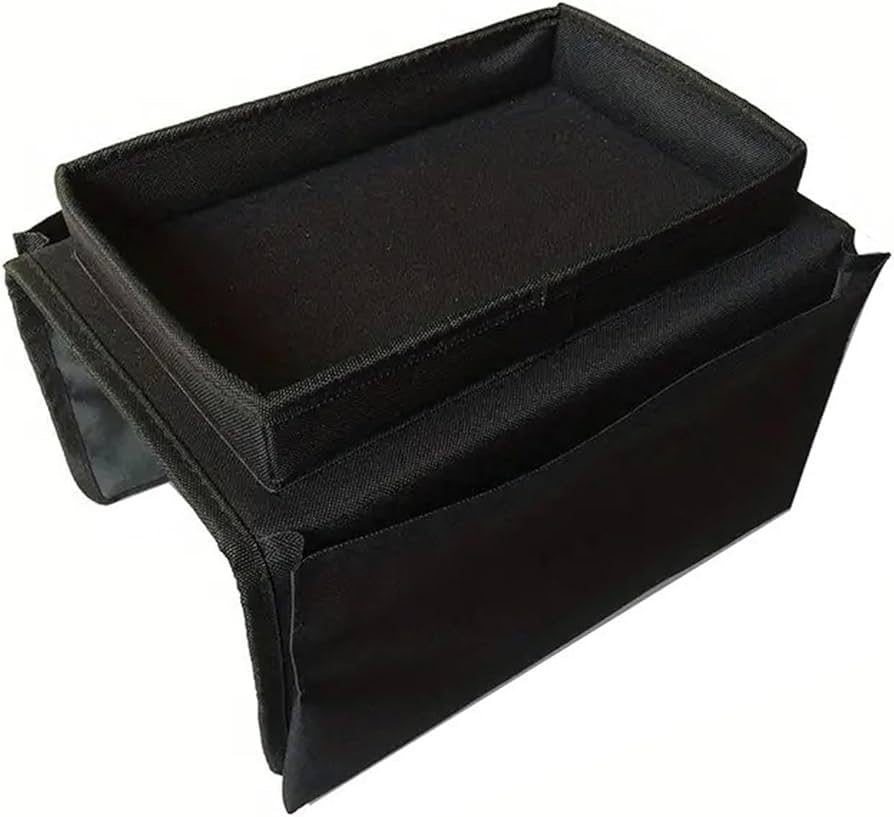 2x Sofa Arm Trays (Black)