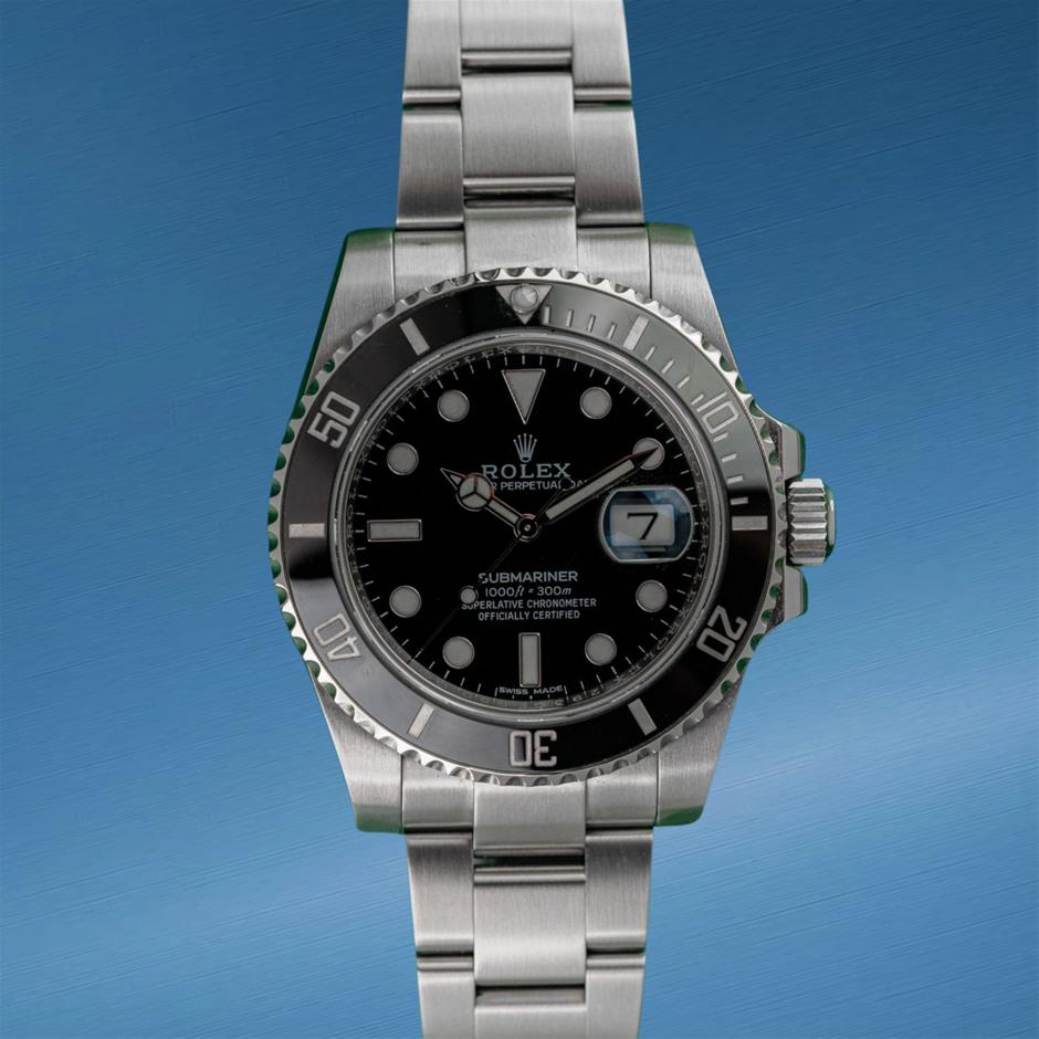 Rolex Submariner Date 116610LN Black Dial Stainless Steel BxO & COA