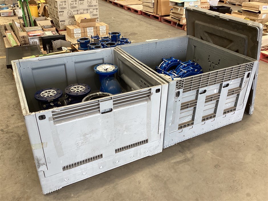 Bins of Piping Components