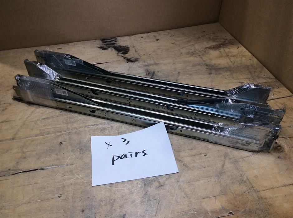 Dell B1 Rackmount Server Sliding Rails (Lot of 3) Auction (0004-2579369 ...