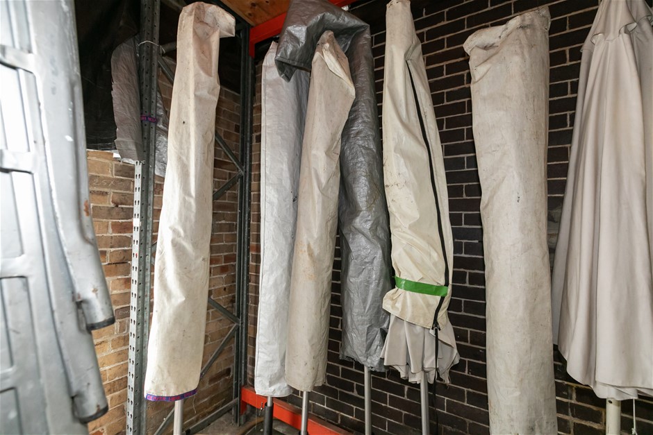 Outdoor Umbrella's with Bases