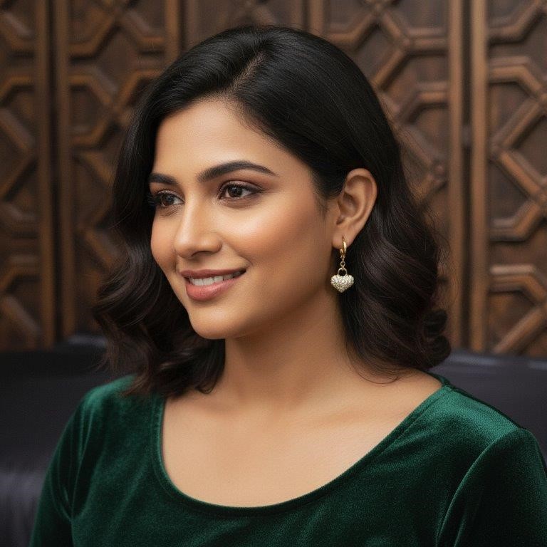 18KGold-filled/Italy Solid Gold Filled Earring -(stamped 18K/Italy)Warranty