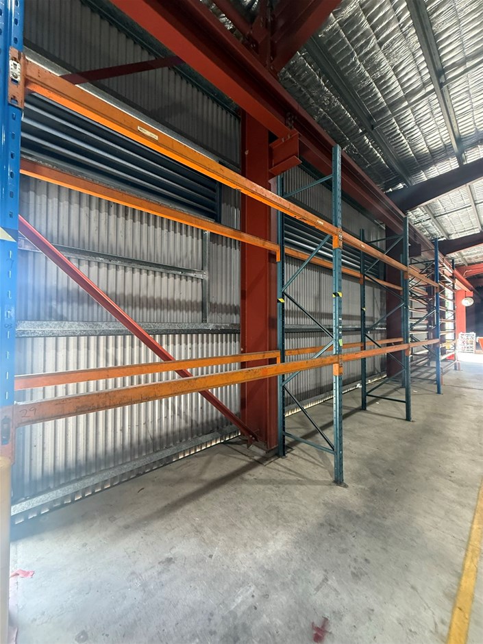  Cream shelving with light system & HEAVY DUTY Shelves