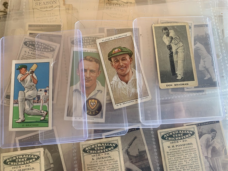 Lot of Cricket Cards 1928  , Bradman cards , early VFL cards