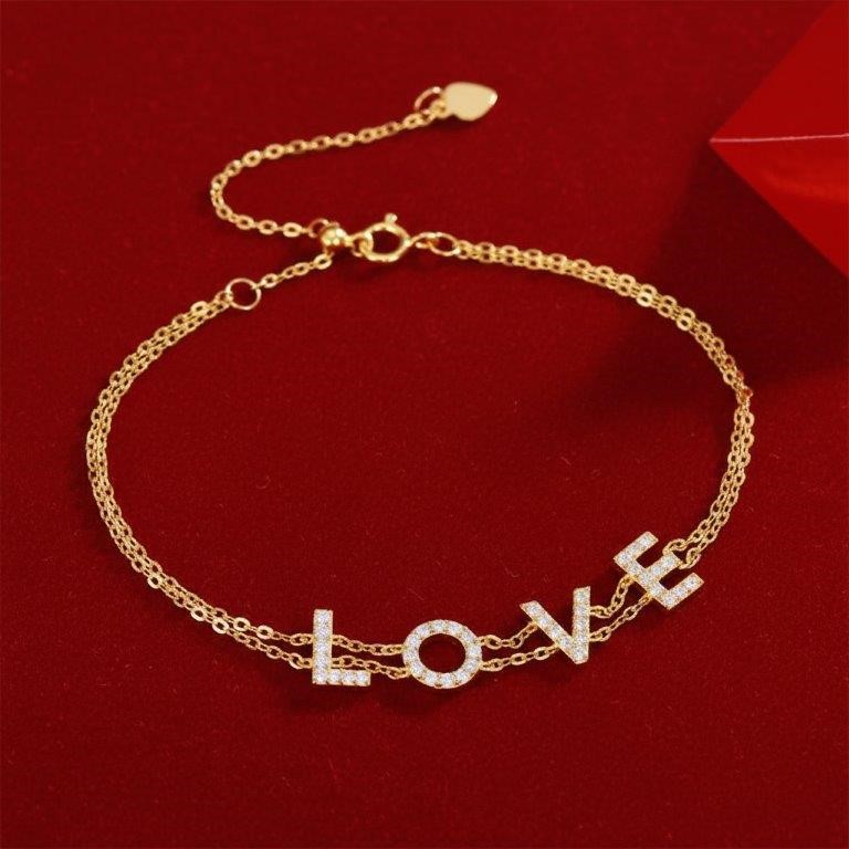 GRA Moissanite white Brilliant Cut 925 Sterling Silver Bracelet-17.5cm-VVS1