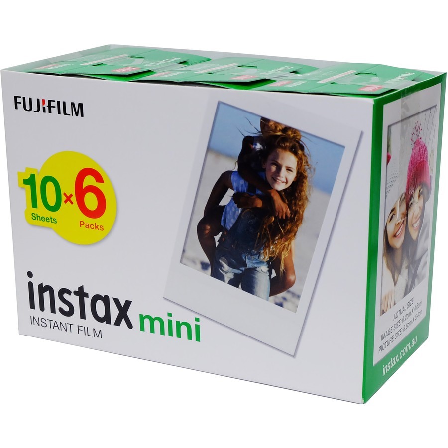 FUJIFILM 60pk InstaX Mini Film Sheets, 87305.  Buyers Note - Discount Freig