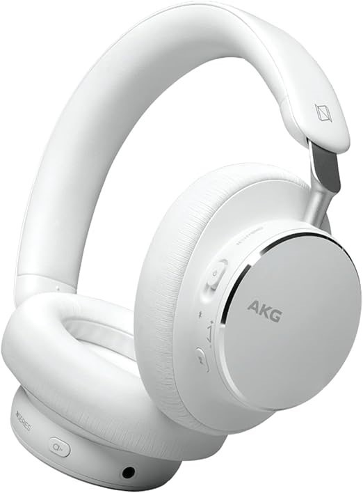 AKG N9 Hybrid Noise Cancelling Over-Ear Headphones, White. Buyers Note - D