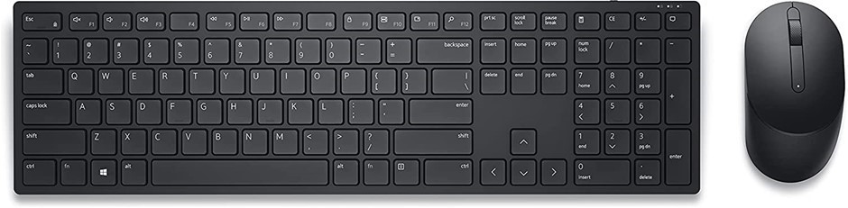DELL Pro Wireless Keyboard and Mouse, Black, KM5221W. Buyers Note - Discou