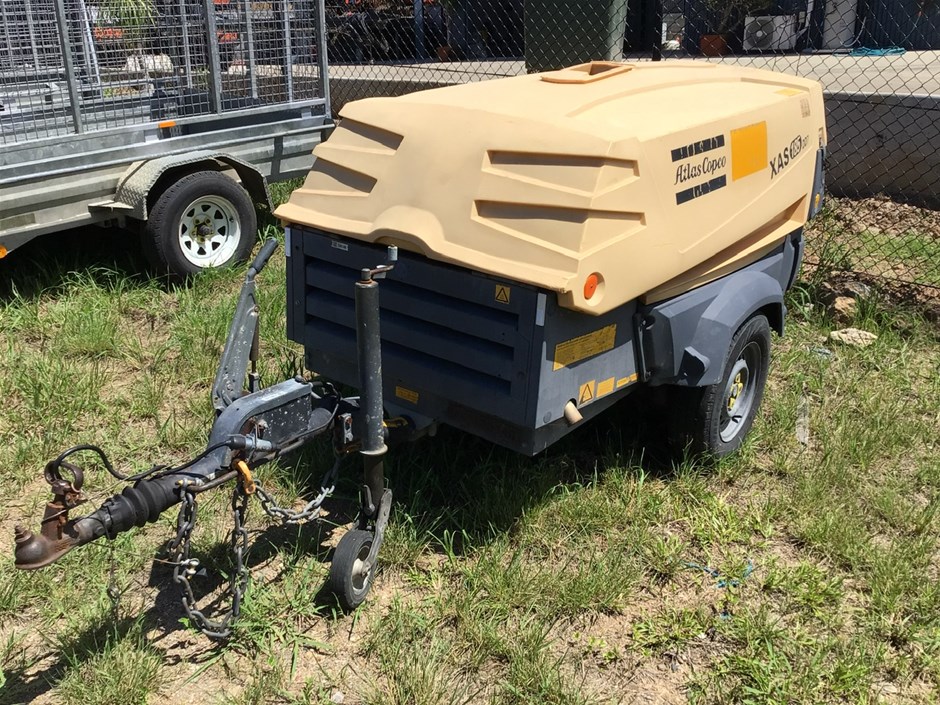 <p>Atlas Copco XAD185DD7 Trailer Mounted Compressor</p>