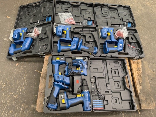 18V Power Tool, Set of 4pc, x 4 units