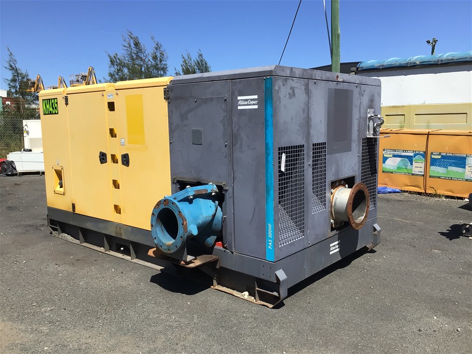 2019 Atlas Copco PAS300-HF Packaged Dewatering Pump Set 

