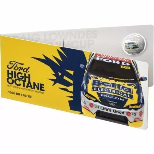 2018 Ford Motorsport Collection - 50 Cent Coin - BA Falcon 2006