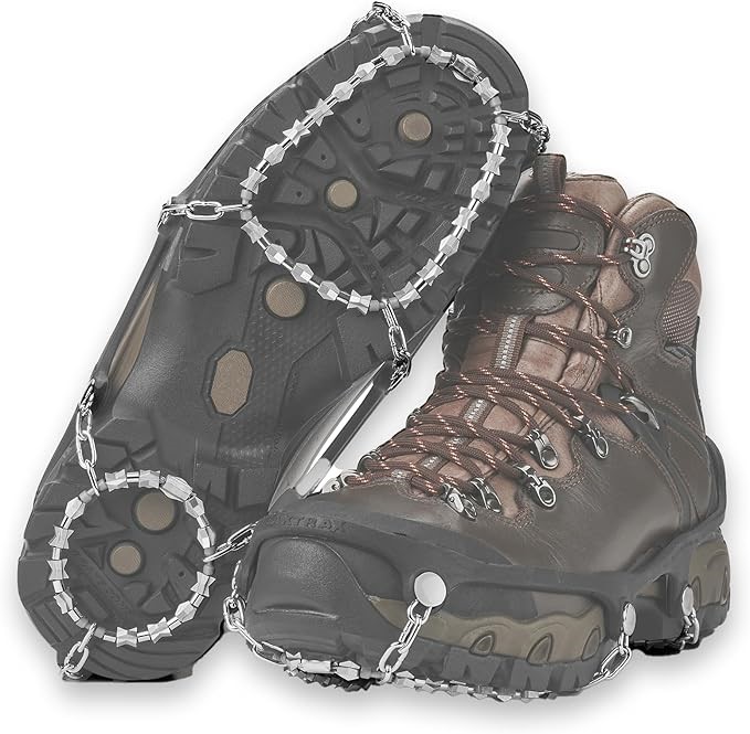 Yaktrax Diamond Grip - Full-Foot Traction on Ice, Snow, & Multi-Terrain Sur