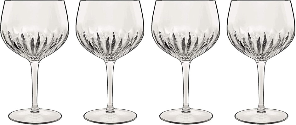 LUIGI BORMIOLI Spanish Gin & Tonic Durable Cocktail Glass , 800mL, 4 Piece