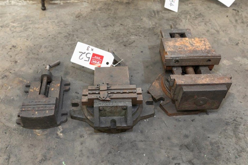 Engineers Milling Vice (3 x Assorted)
