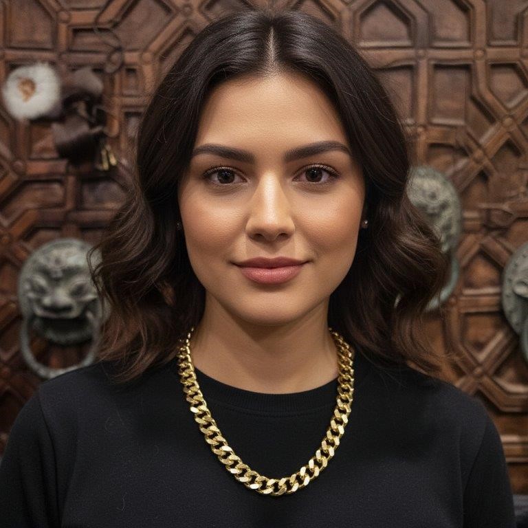 18KGF/Italy Stamped Yellow Gold Filled Cuban Chain -50cm