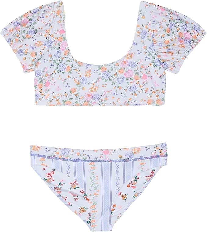 MAAJI Girl's Backyard Lolita Bikini Set, White, Size 16. RRP: 66USD. Buyer