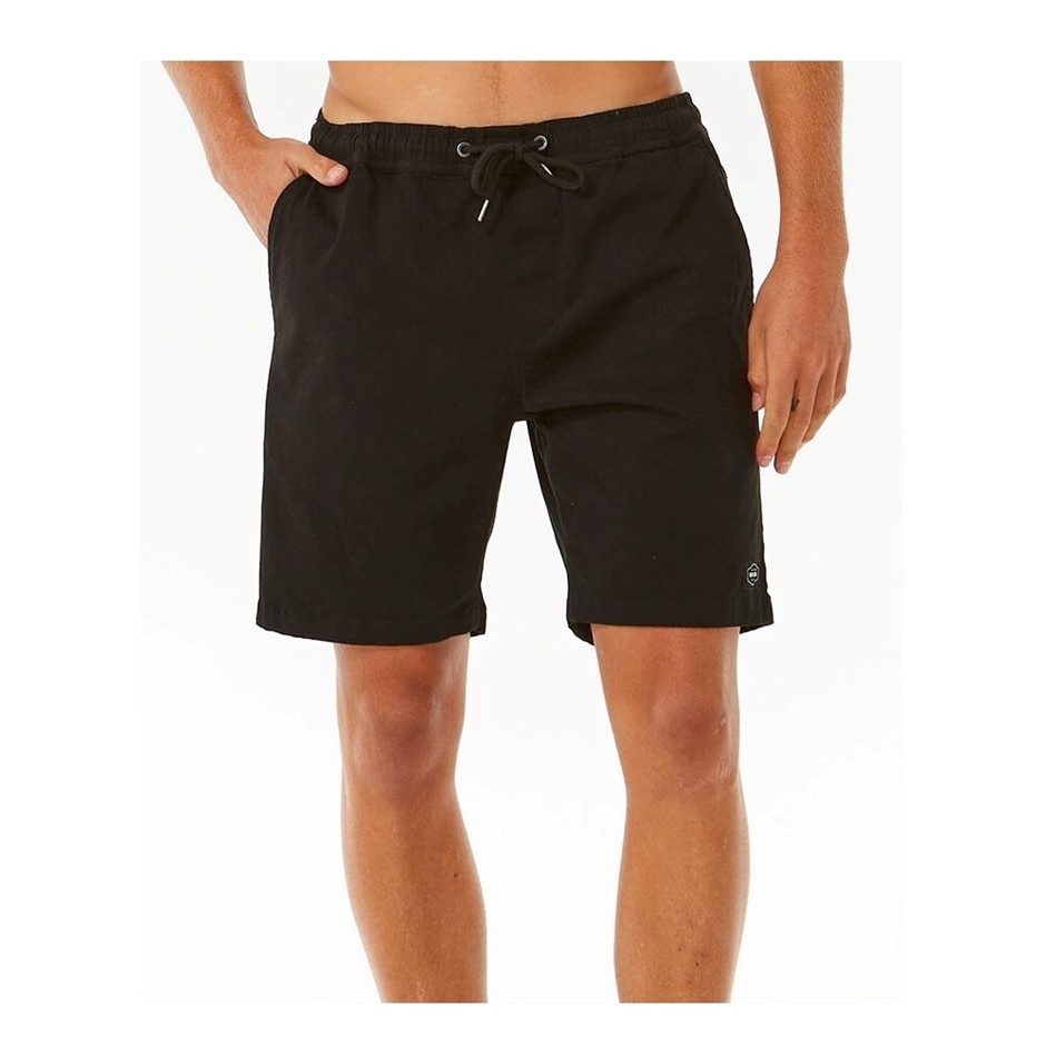 RIP CURL Men's Classic Surf 19" Volley Shorts - Black, Size M. RRP: $69.99