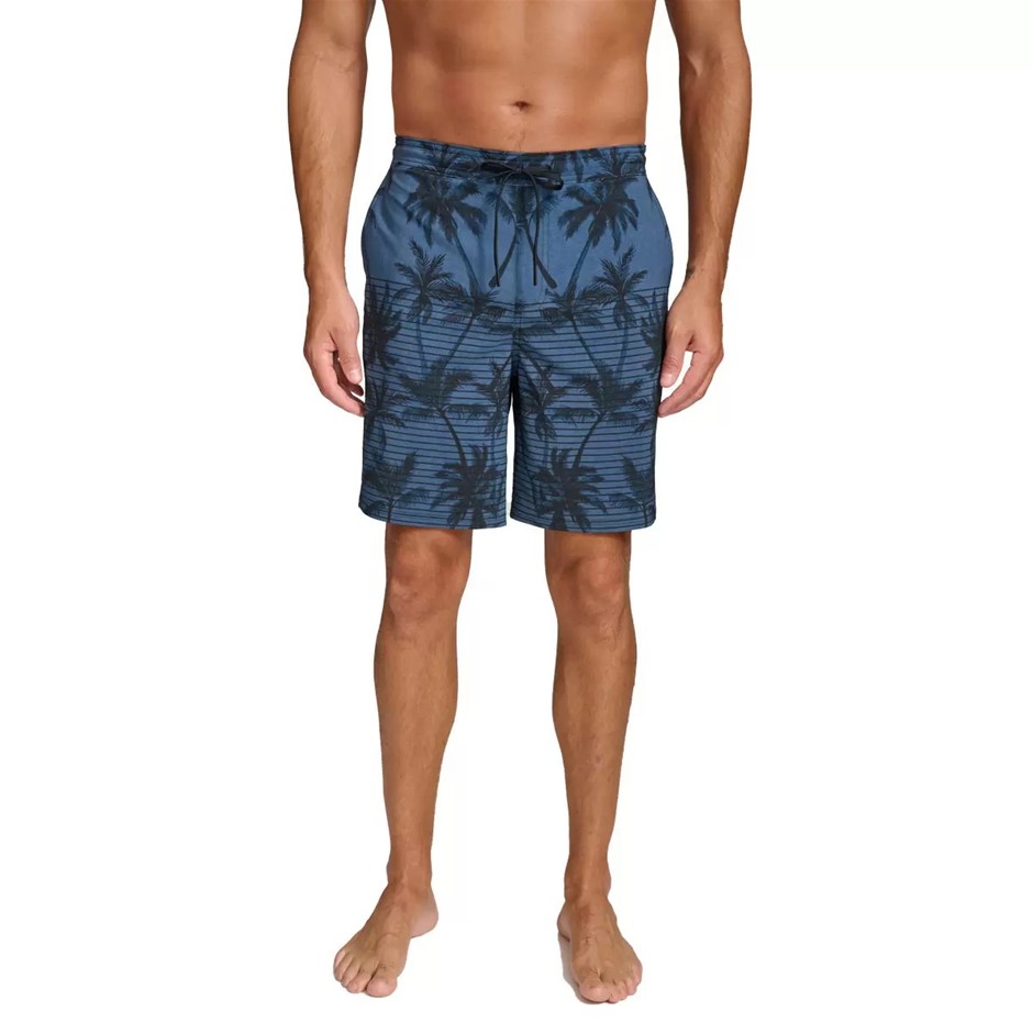 SIGNATURE Men's Swim Short, Size M, Blue.  Buyers Note - Discount Freight R