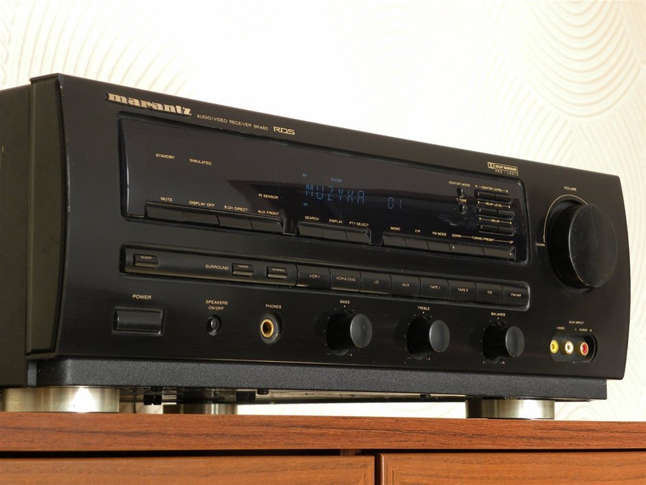 Marantz SR480 A/V Receiver (Black)