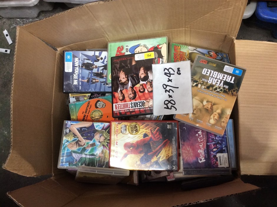 Mixed Assorted DVD Movies (58x39x43:cm)
