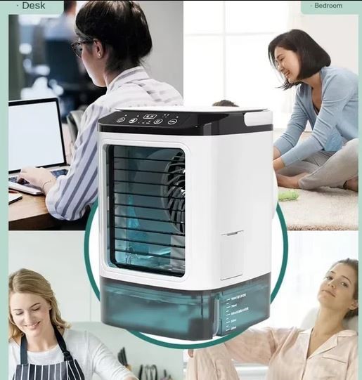 Portable Air Cooler Fan Dual Spray Ultrasonic Atomization