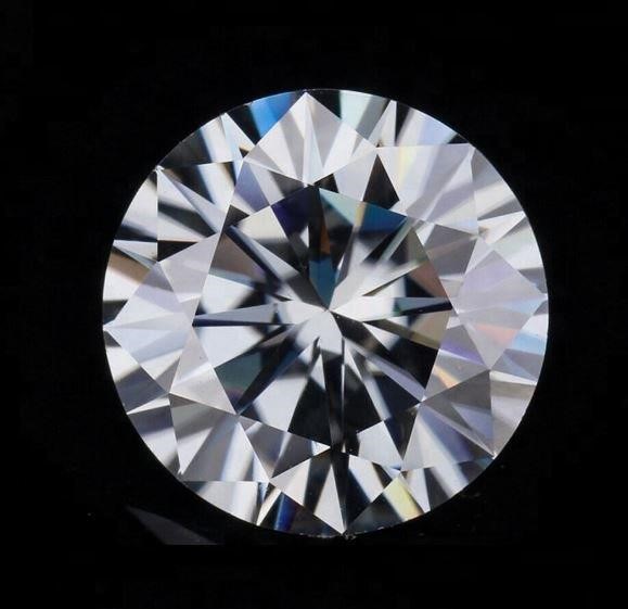 2pcsx1.0CT GRA White Round Brilliant Cut VVS1 Moissanite Diamond Stone