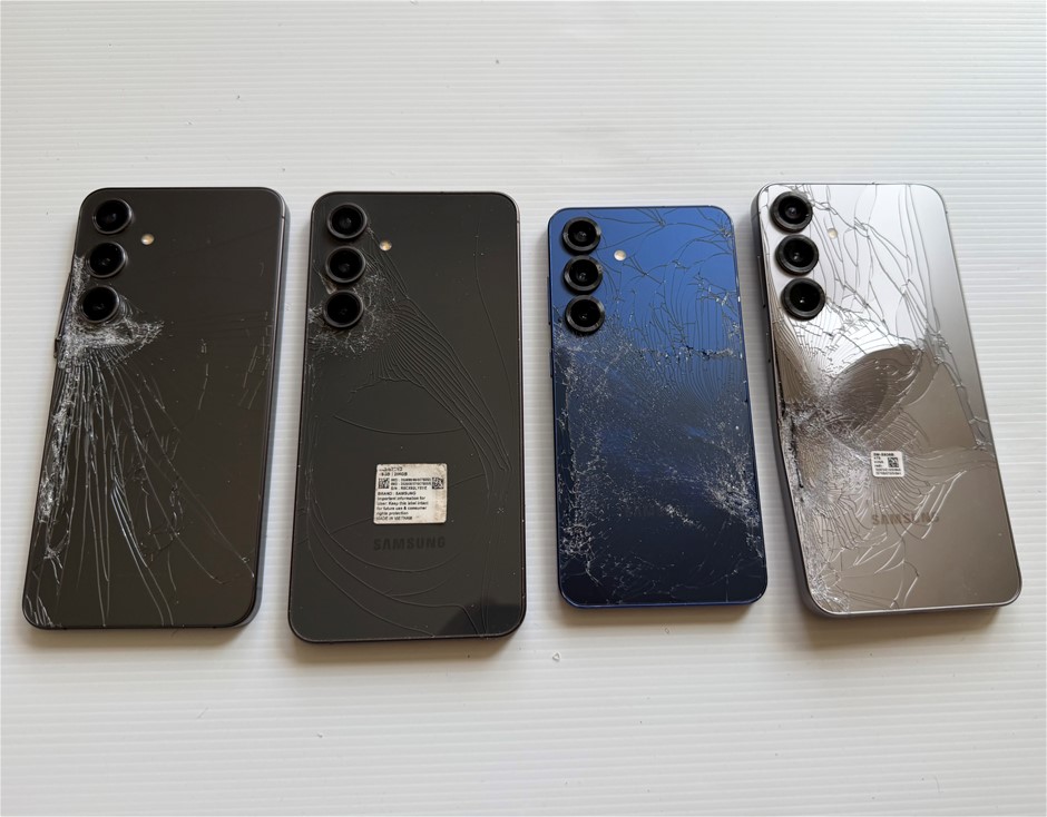 Samsung Galaxy S24 FE Plus / S25 / S25 Plus - For Parts (Lot of 4)