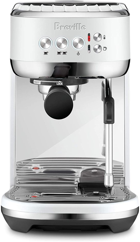BREVILLE Bambino Plus Espresso Machine, Colour: Sea Salt, Model: BES500SST.