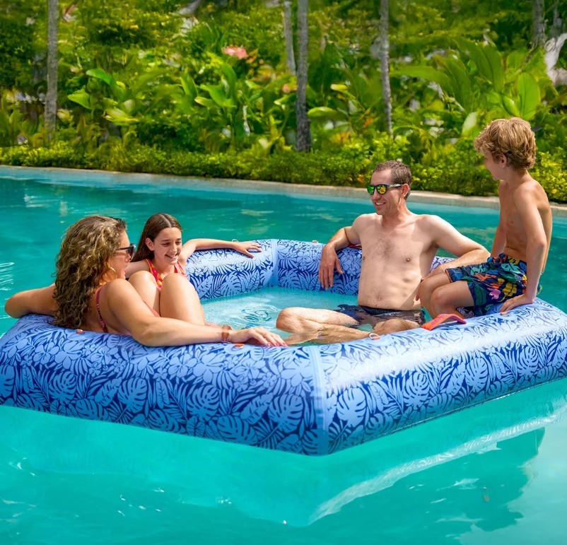 TOMMY BAHAMA Inflatable Water Hammock 2.44M. NB: Condition unknown. Impo