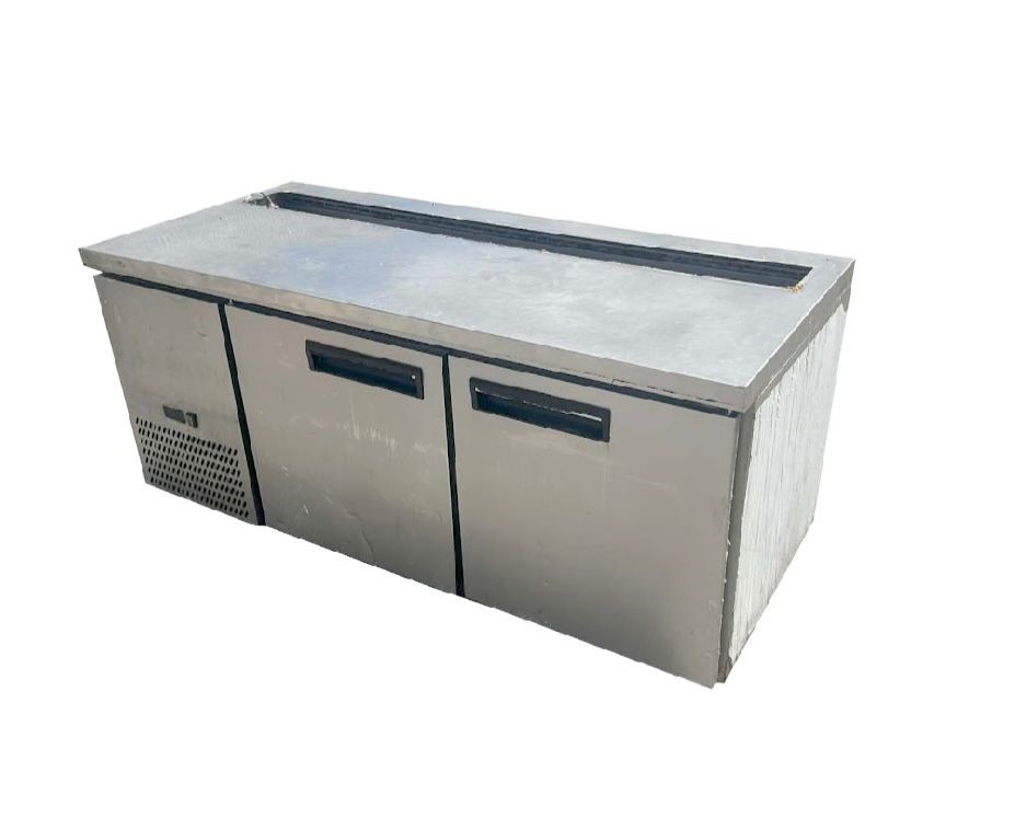 2 door preparation fridge