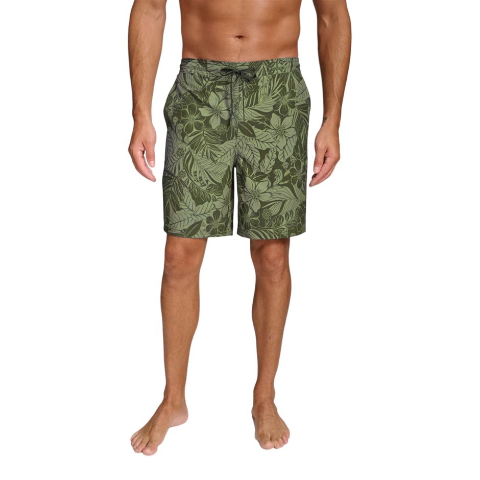 SIGNATURE Men's Swim Short, Size M, Olive Green.  Buyers Note - Discount Fr