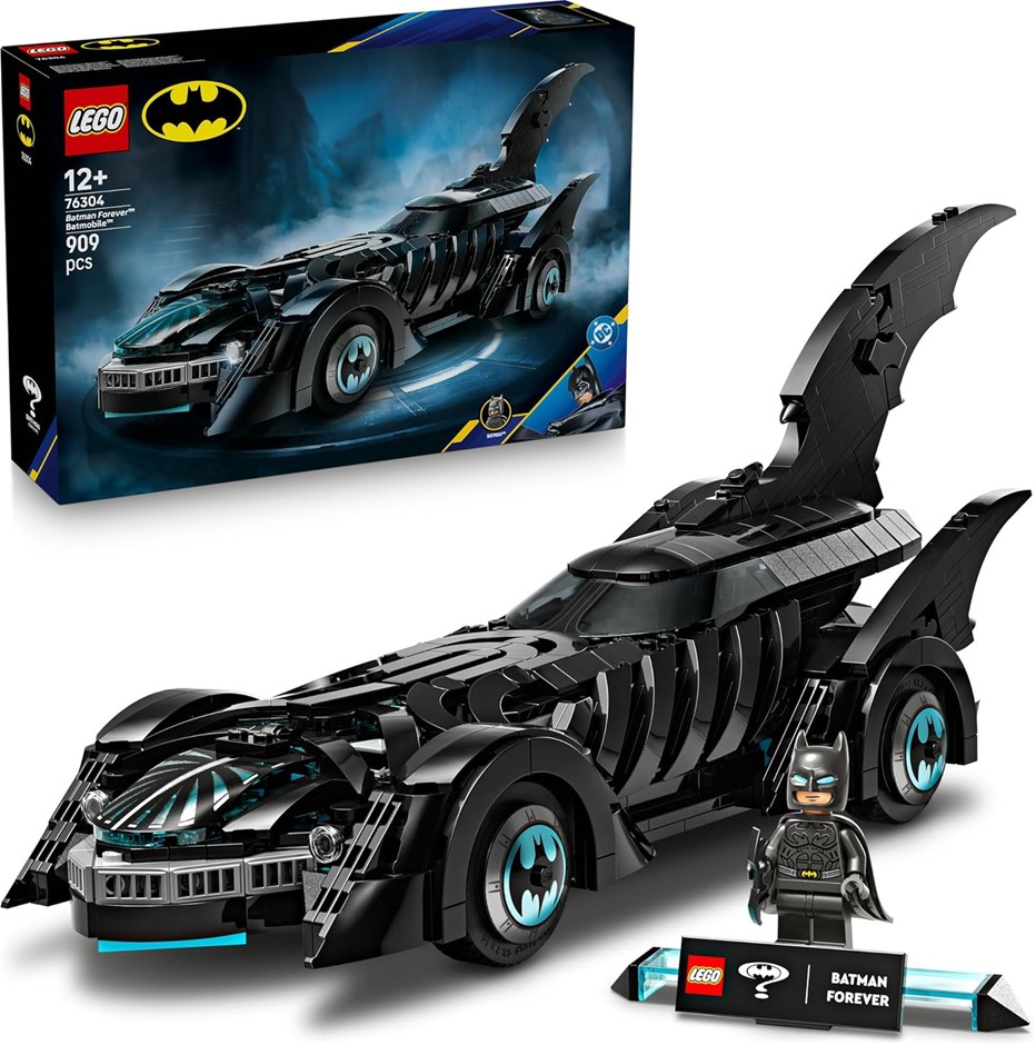 LEGO® DC Batman™: Batman Forever™ Batmobile™ 76304. All bags are accounted