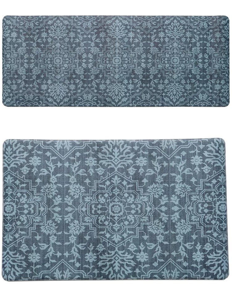 SERELENA Wellness Mat 2-Piece, Castle Hill Navy