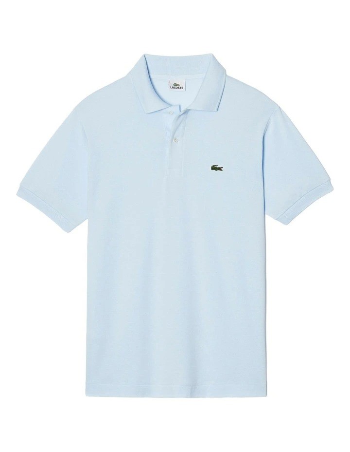 LACOSTE Classic Polo. Size US L (FR5), Rill Blue, L1212. RRP: $150. NB: has