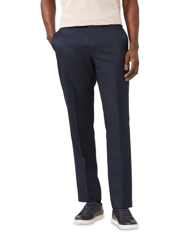 VAN HEUSEN Slim Superfine Stretch Twill Suit Pant, Navy (BNVB), VSP421Q. RR