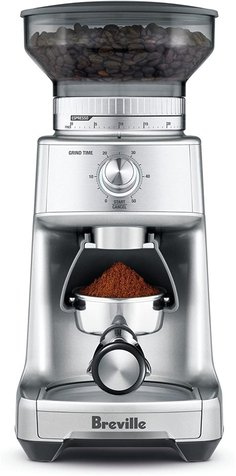 BREVILLE BCG600SIL The Dose Control Pro Coffee Grinder, Brushed Stainless S