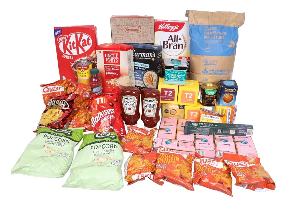 Assorted Grocery Food Products, Incl: VITTORIA, ARNOTT'S & More. N.B: Damag