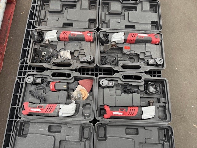 10.8V Lithium Ion Cordless Multifunction Tool x 4 units