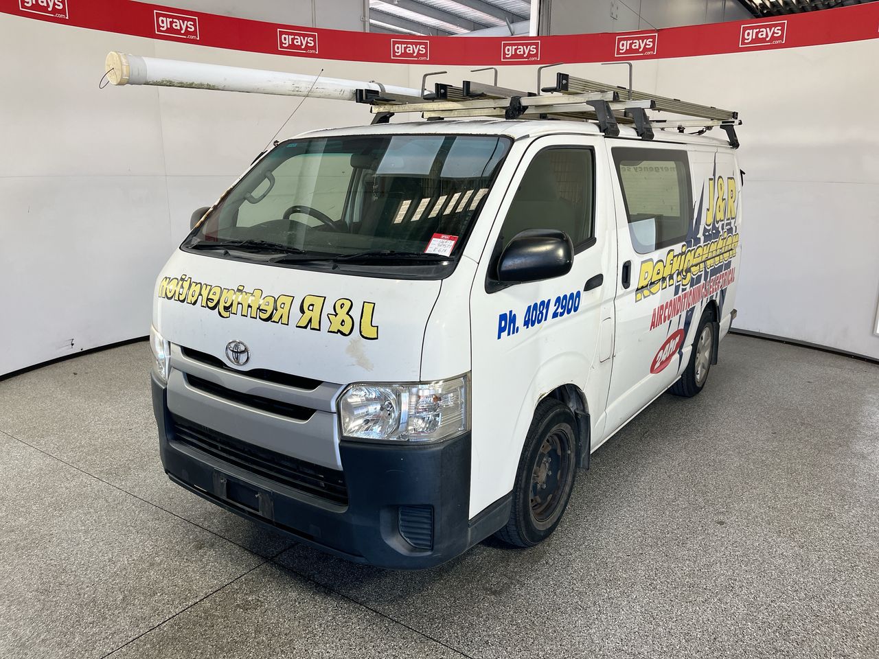 2015 Toyota HiAce LWB KDH201R Turbo Diesel Manual Van