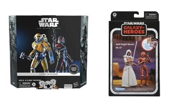 1 X HASBRO Star Wars Black Series Ned-B & Purge Trooper (2 Pack) & 1 X STAR