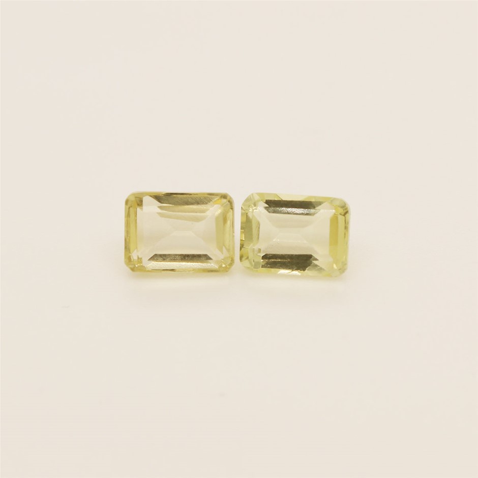 2 Pcs Amethyst Gemstone