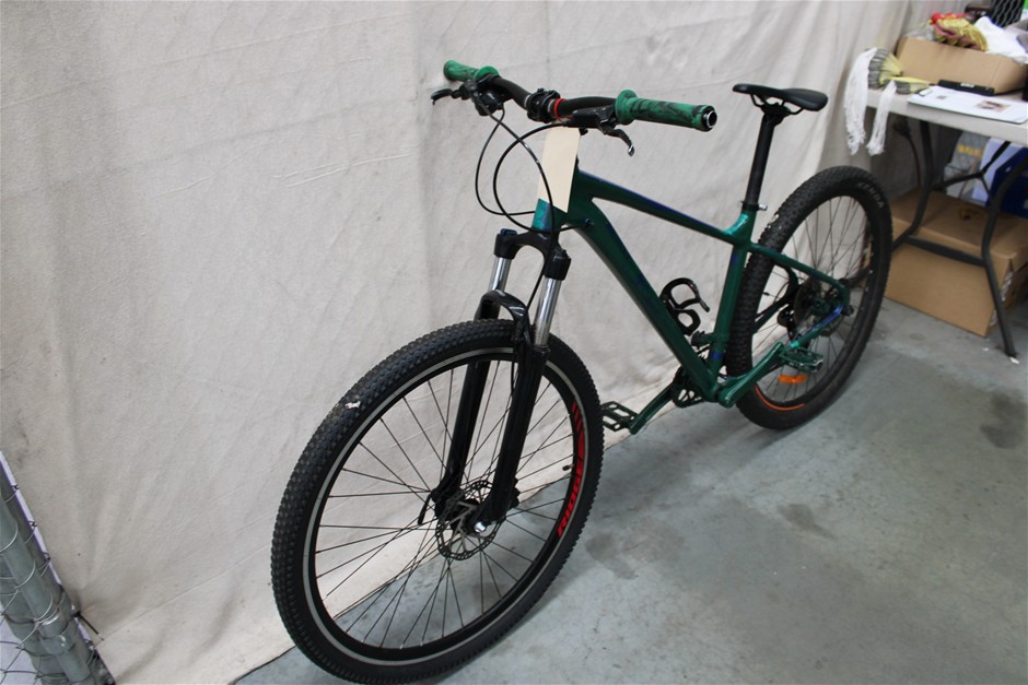 Green/Blue Bicycle (Possible Spray Paint)