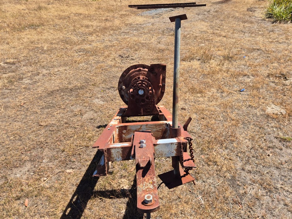 Thompsons Pump on Frame - Seized